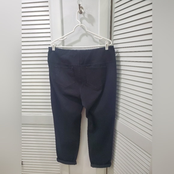 J.Jill Wearever Black XL Boyfriend Pull-on Jeans - Picture 2 of 5